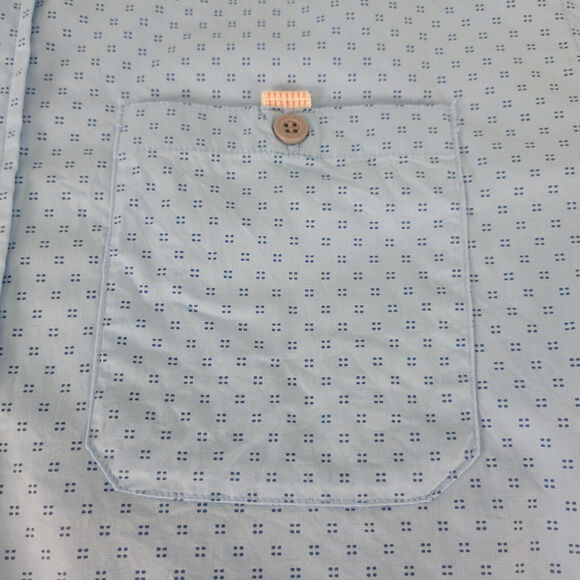 Hawke & Co Shirt Mens Large Blue‎ Sportswear Breathable Long Sleeve Button Down - Picture 10 of 13